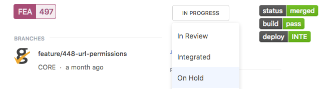 Drive your application workflow